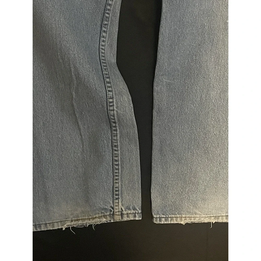 Levi's 505 Jeans Mens 40x32 Straight Fit/Regular Fit. Stone Wash Denim Pants Y2K